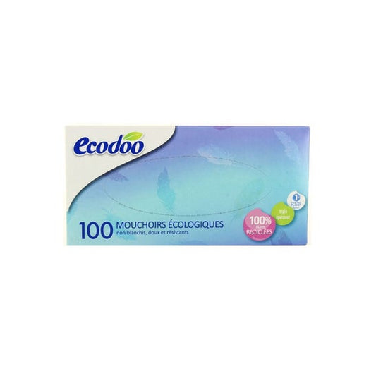 Ecodo Pañuelo Caja Triplecaps 100% 100uds