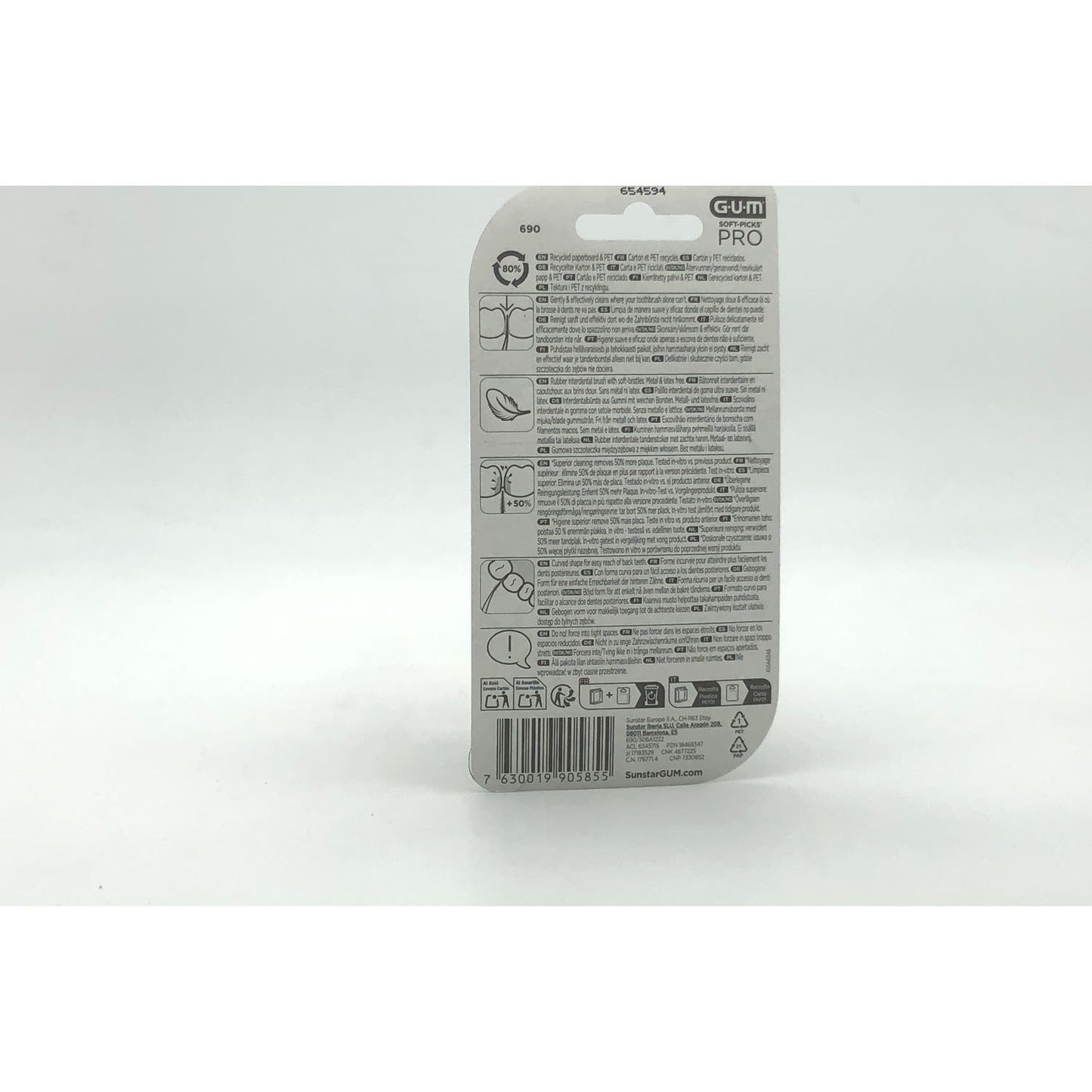 GUM Soft-Picks Pro Medium 30uds
