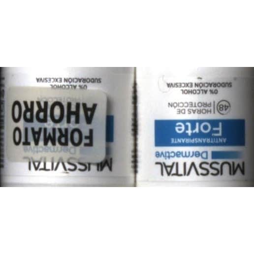 Mussvital Dermactive Antitranspirante Forte 75ml