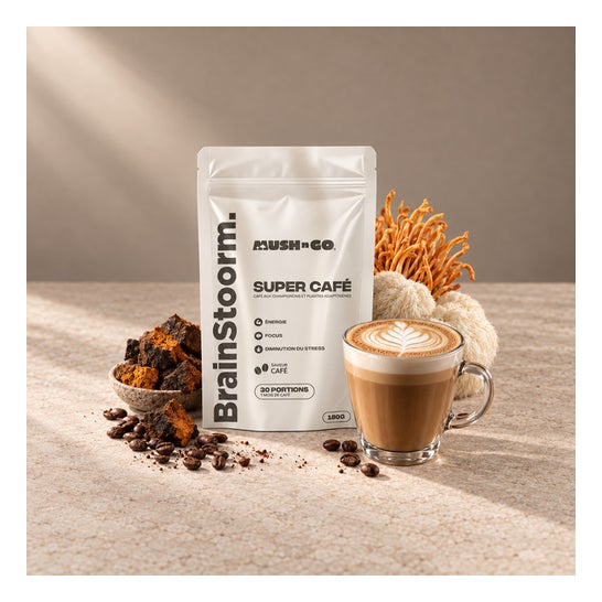 Mush N Go Café Adaptógeno Brainstoorm Sabor Café 180 g