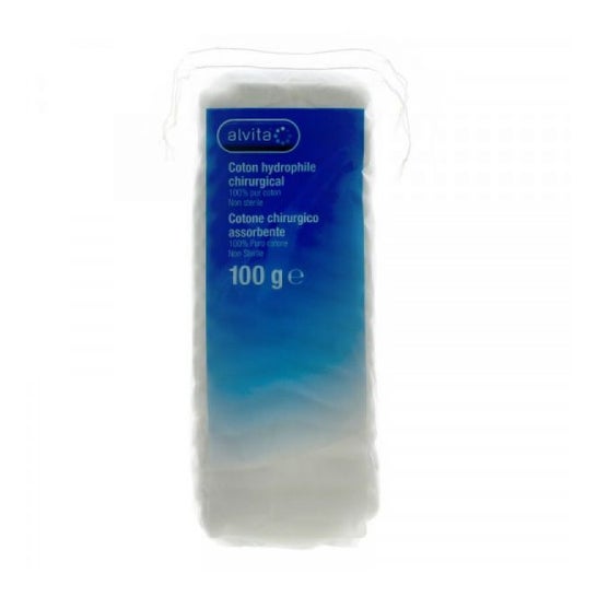 Alvita Coton Hydrophile Stérile 100 g