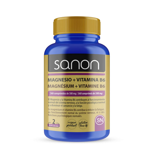 Sanon Magnesio + Vitamina B6 360comp