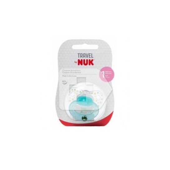 Nuk chupete travel talla 1 silicona 1u