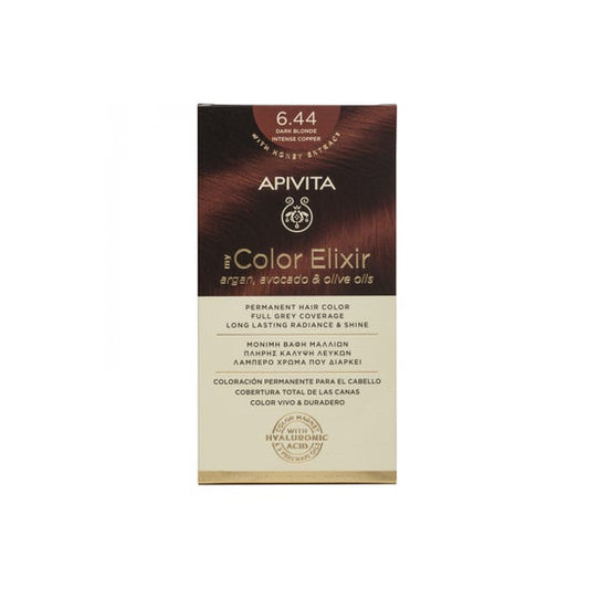 Apivita My Color Elixir 6.44 Rubio Oscuro Cobrizo Intenso 1 ud