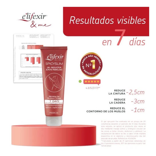 E'lifexir Spicyslim Gel Reductor Zonas Rebeldes 150ml