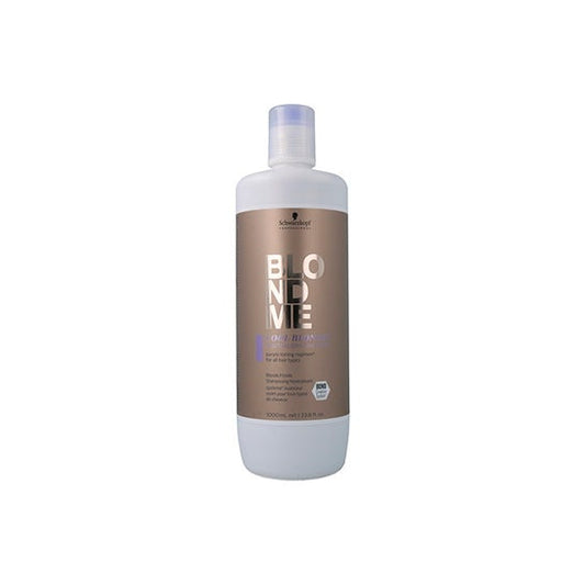 Schwarzkopf BlondMe Cool Blondes Neutralizing Shampoo 1L