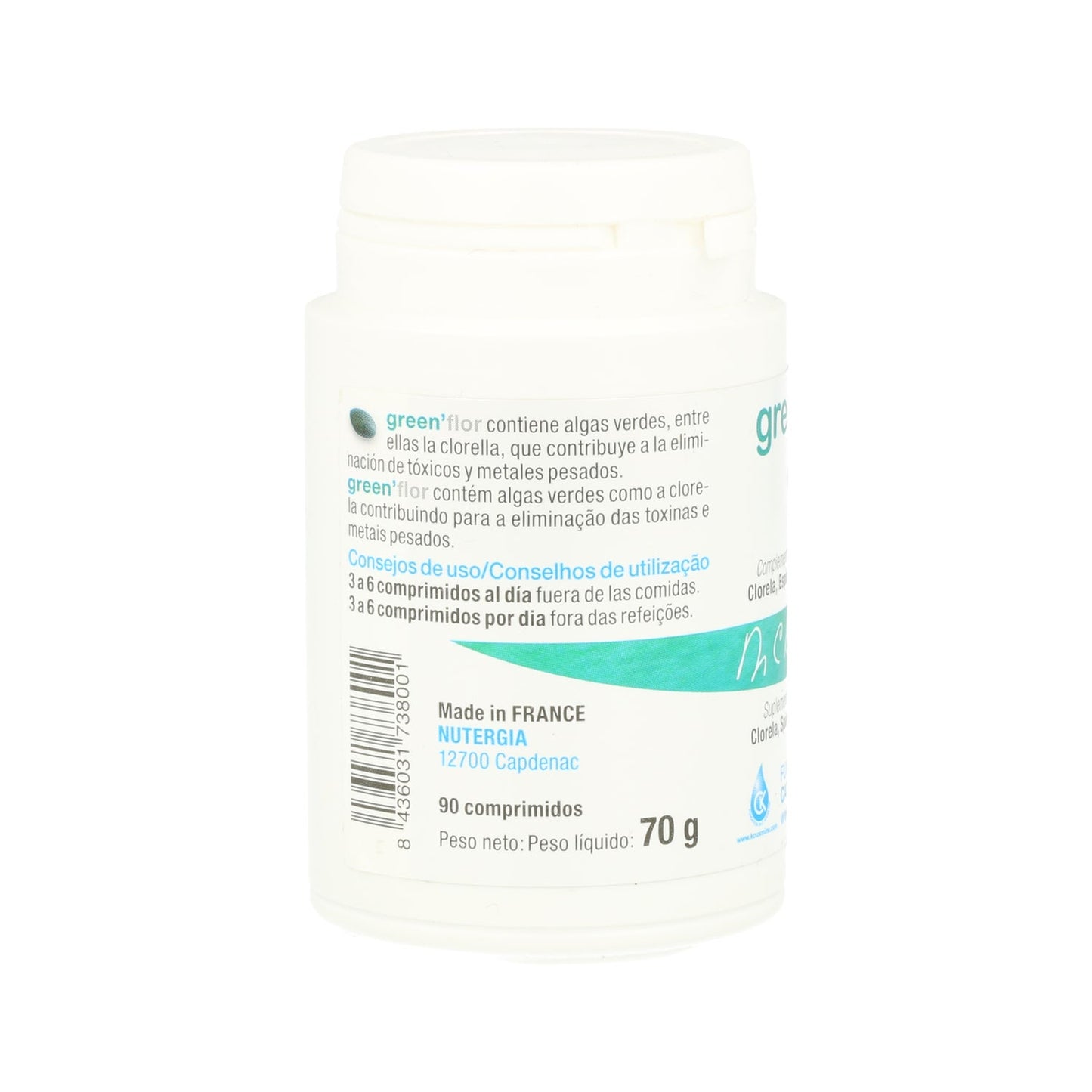 Nutergia Green'Flor 90 comprimidos