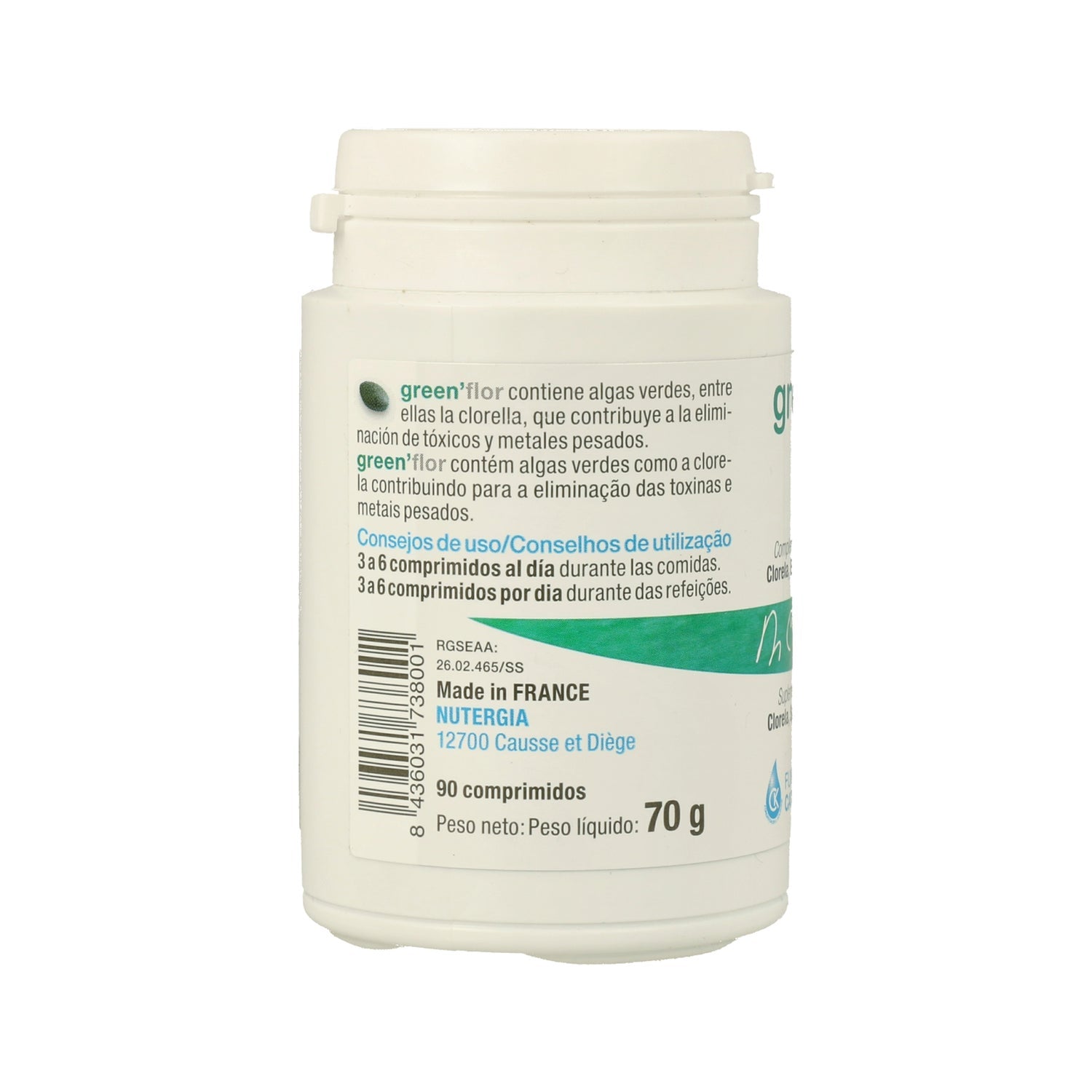 Nutergia Green'Flor 90 comprimidos