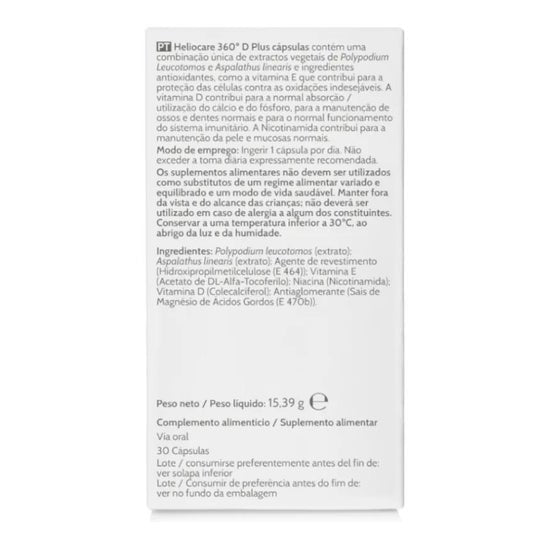 Heliocare 360º D Plus Cápsulas 30caps