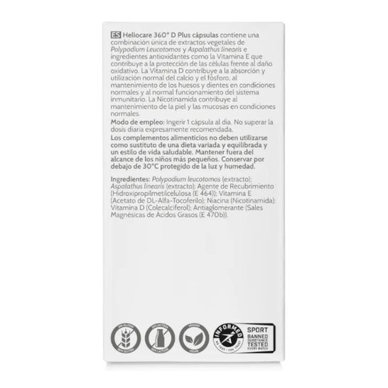 Heliocare 360º D Plus Cápsulas 30caps