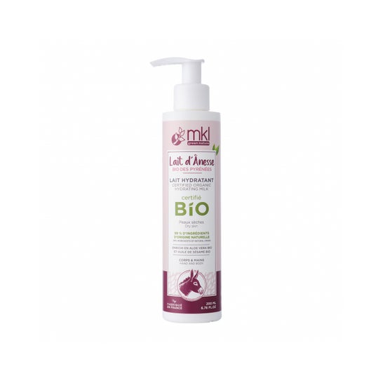 Mkl - Leche de Burra Hidratante Orgánica para el Cuerpo y las Manos 200 ml