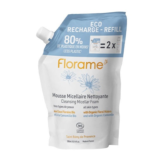 Florame Espuma Micelar Limpiadora Repuesto Bio 300 ml