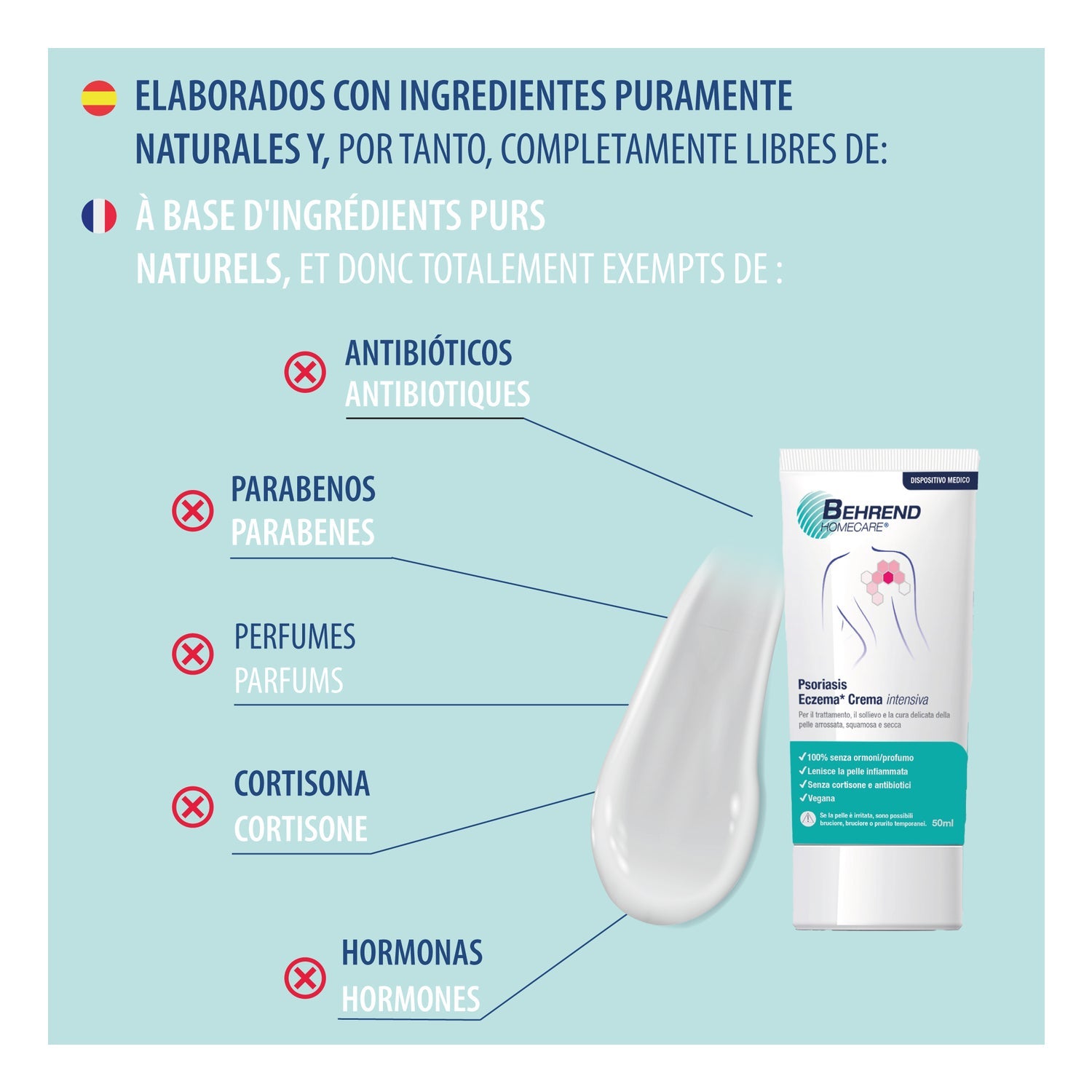 Behrend Psoriasis y Eczema Crema Intensiva 50ml