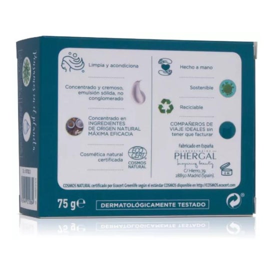 Dr. Tree Champú Sólido 2 en 1 Fortaleza 75 g