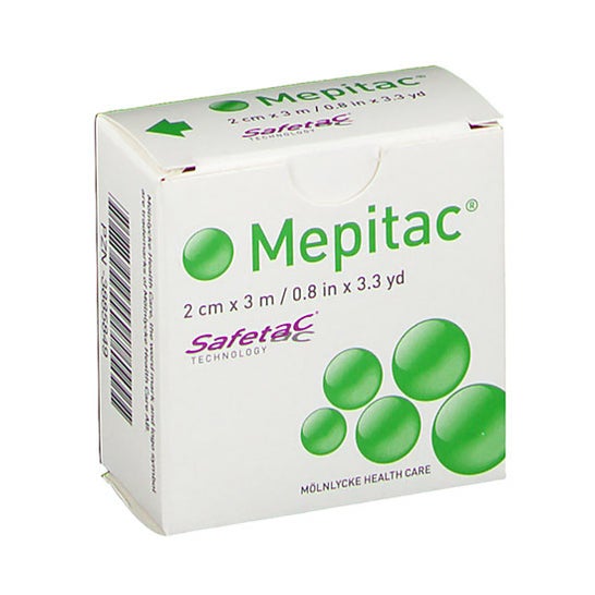 Mepitac Soft Fixação De Silicone De Limpeza 2cmx3m