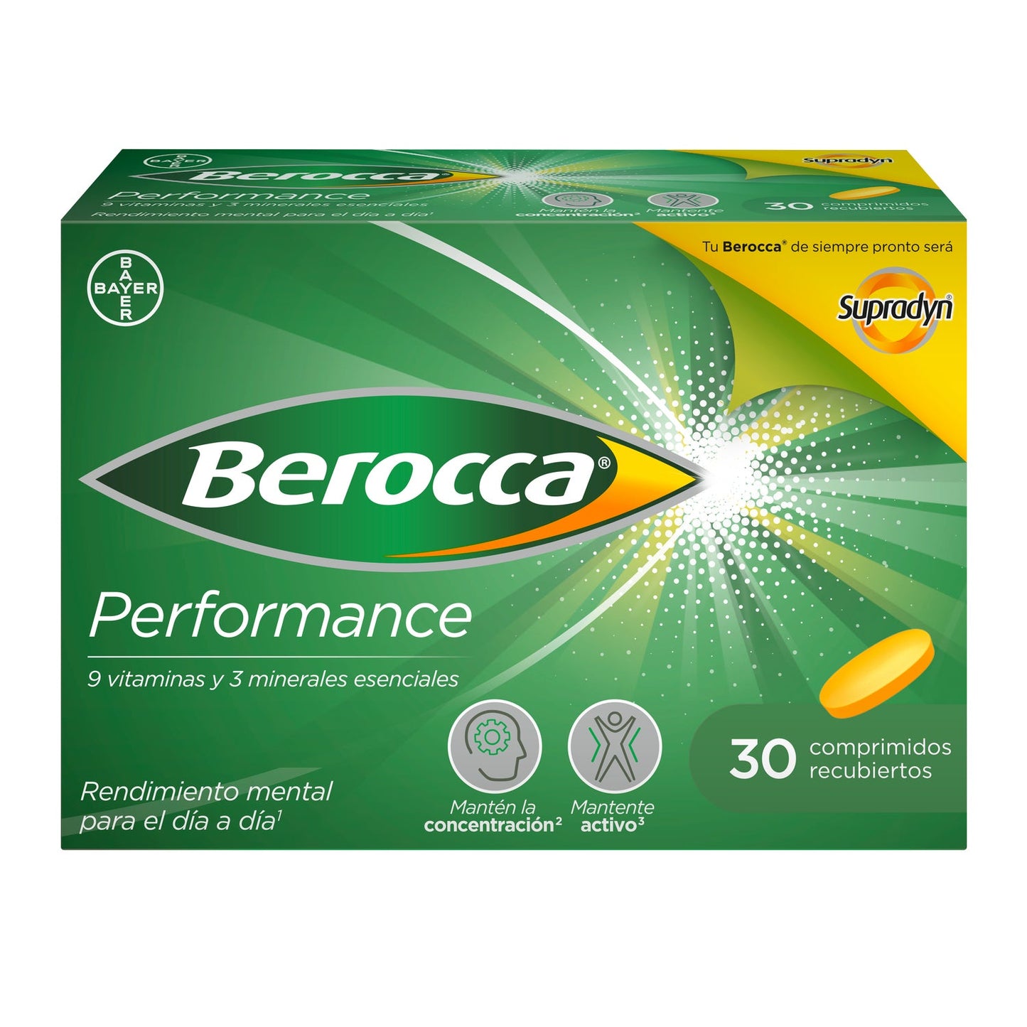 Berocca Performance Vitaminas y Rendimiento 30comp