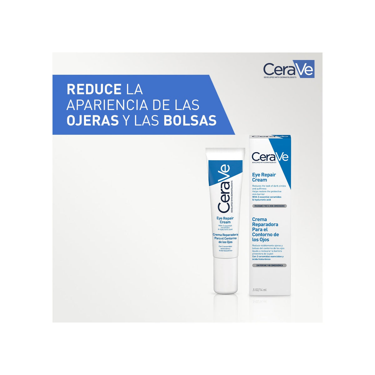 CeraVe® Crema Reparadora Contorno de Ojos 14ml