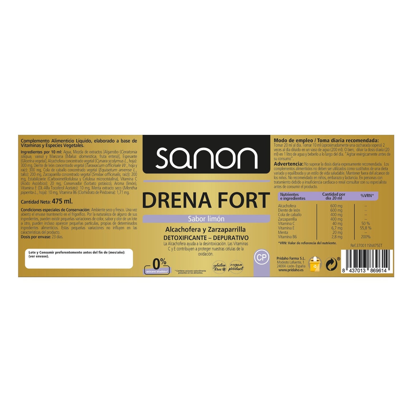 Sanon Drena Fort 475ml