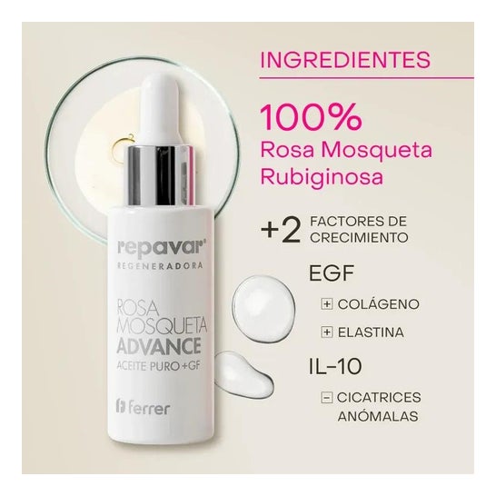 Repavar Rosa Mosqueta Advance Aceite Puro 15ml