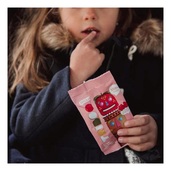 Smileat Triboo Snack Ecológico de Fresa y Manzana 25g