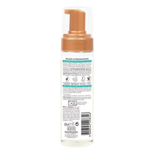 Garnier Natural Bronzer Mousse Autobronceadora 200ml