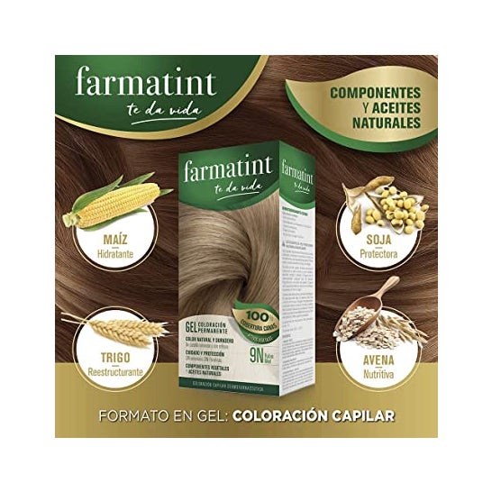 Farmatint Gel 9N Rubio Miel 135ml