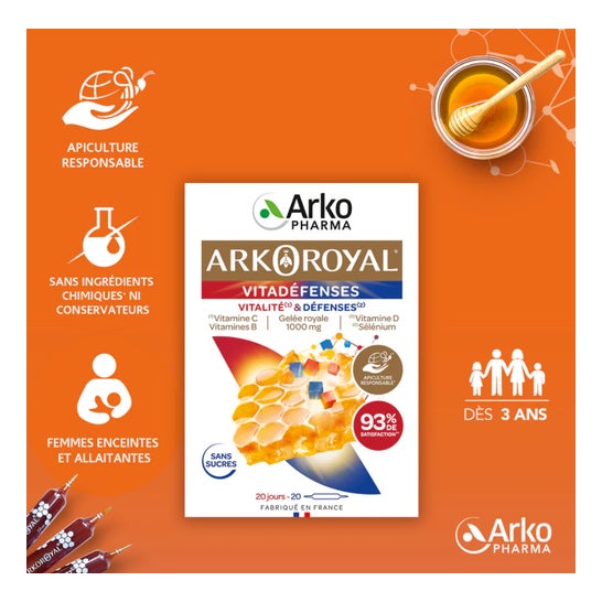 Arkopharma Arkoroyal Vitadéfenses 20 X10 ml