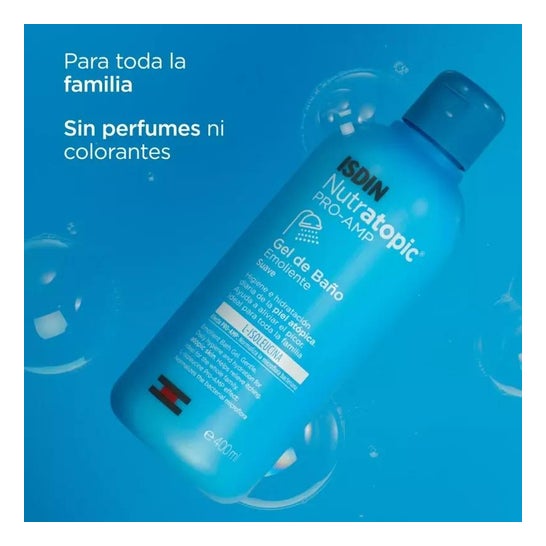 ISDIN Nutratopic PRO-AMP Gel de Baño Emoliente Suave 400ml