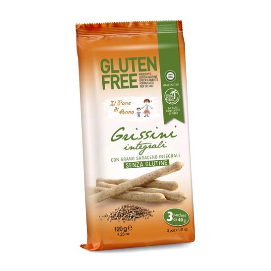 Il Pane di Anna Grissini Integral Gluten Free 3x40 g