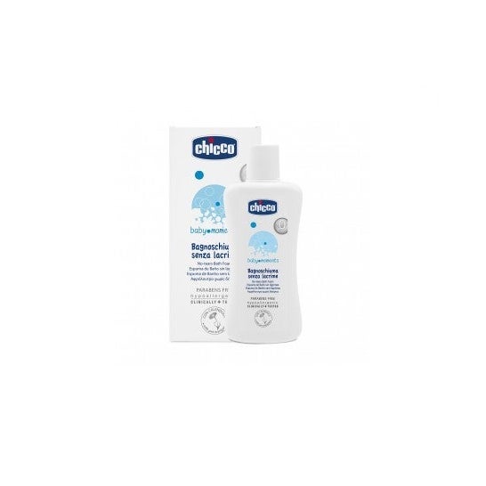 Chicco Baby Moments espuma de baño sin lágrimas 500ml