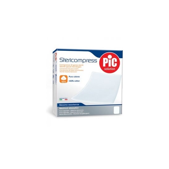 Gasa Esteril Algodon Hidrofilo Compresas Pic Stericompress 18 X