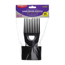 Red By Kiss Universal Pik Hair Dryer Nozzle Long Comb 1 ud