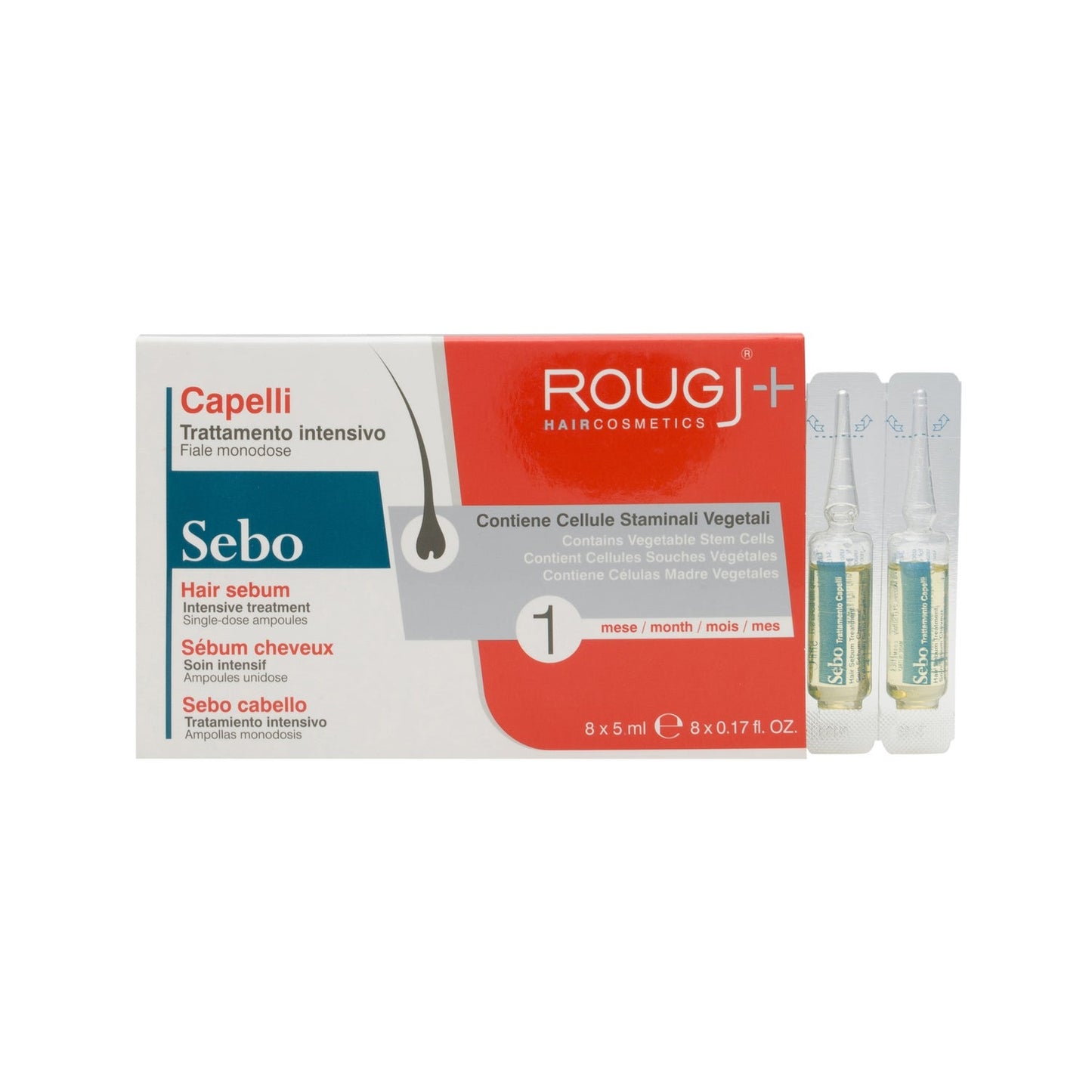 Rougj Hair Cosmetiques Tratamiento Sebo Cabello Intensivo Un Mes