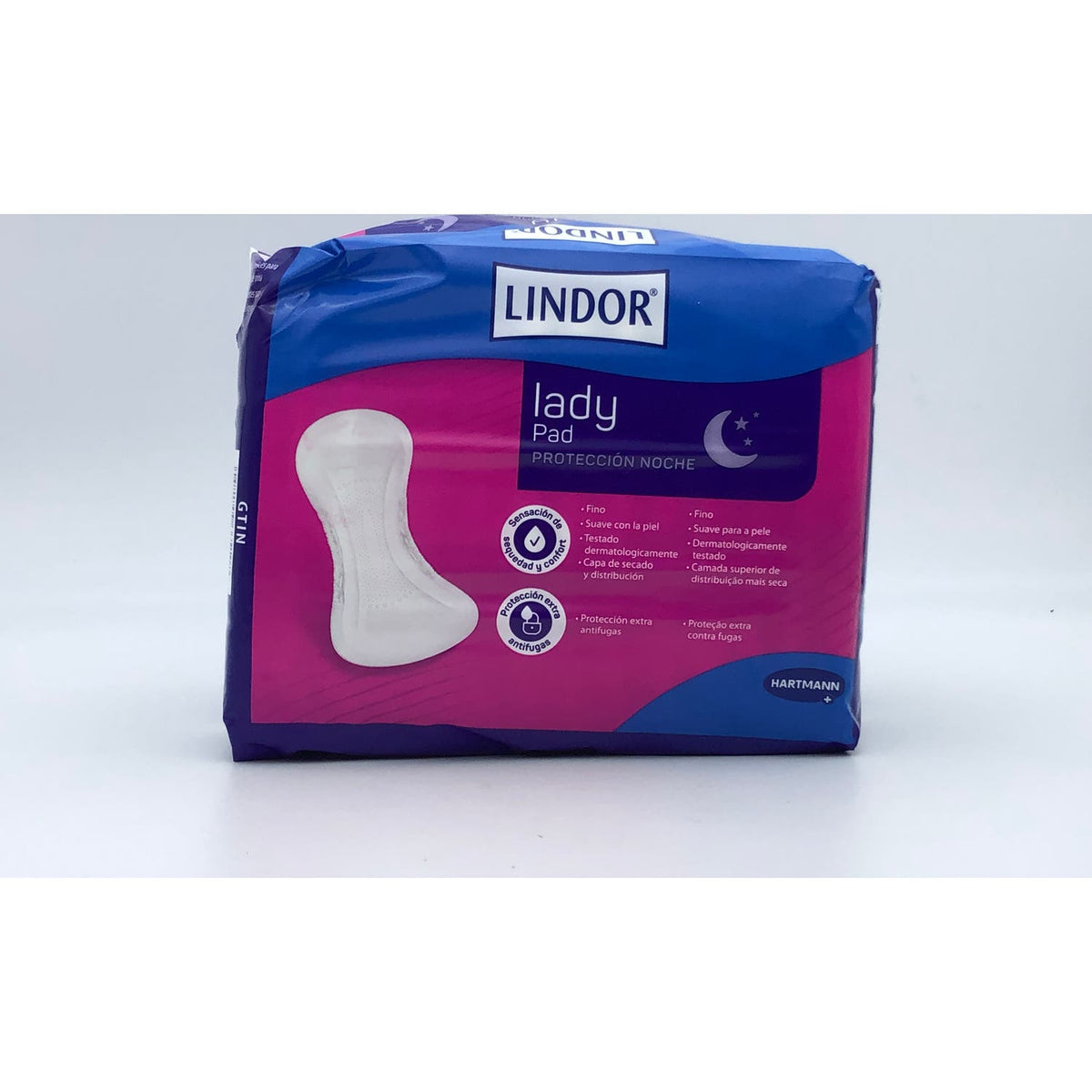 Lindor Lady Pad Compresas Maxi Night 14uds