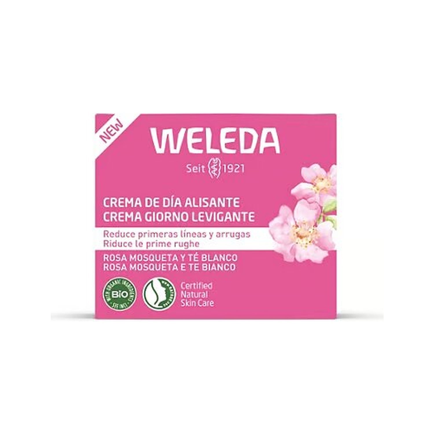 Weleda Crema de Día Alisante de Rosa Mosqueta y Té Blanco 40ml