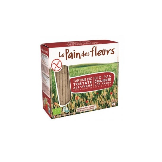 Le Pain des Fleurs Pan Crujiente Avena Sin Gluten Bio 150g