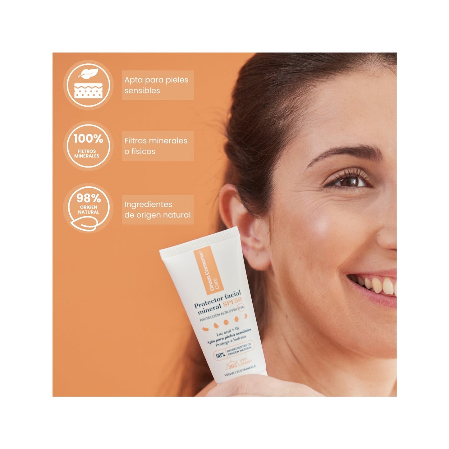 Green Cornerss Protector Facial Mineral Spf50 50ml