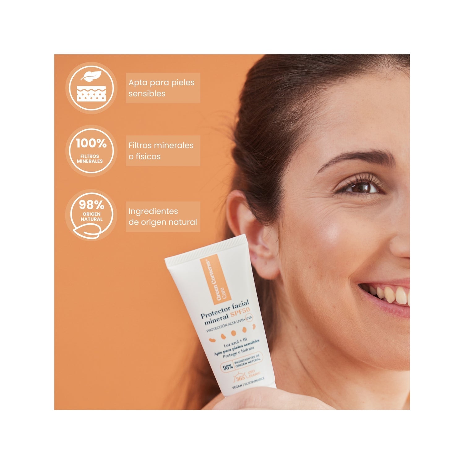 Green Cornerss Protector Facial Mineral Spf50 50ml