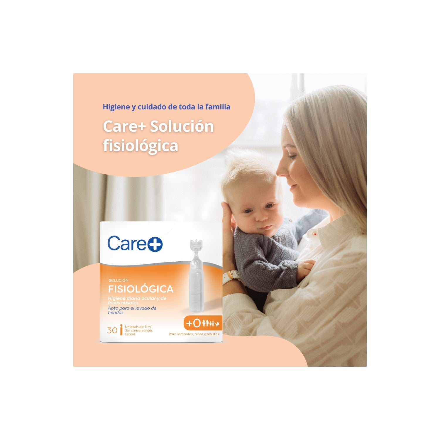Care+ Solución Fisiológica 30x5ml