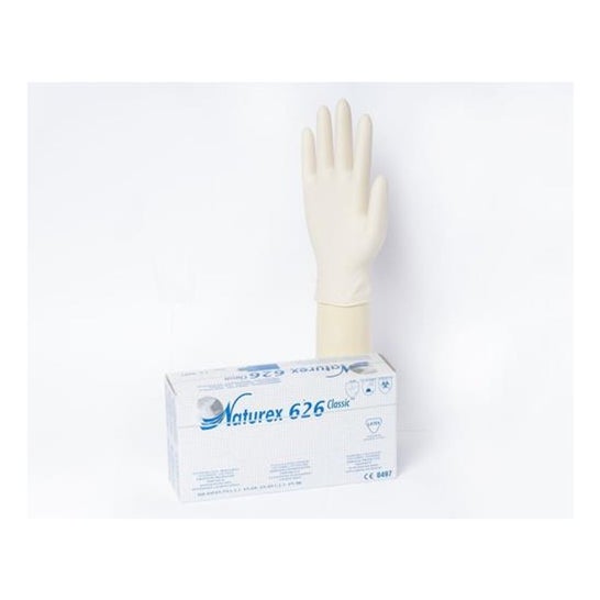 Naturex Guantes Látex T-M 100uds