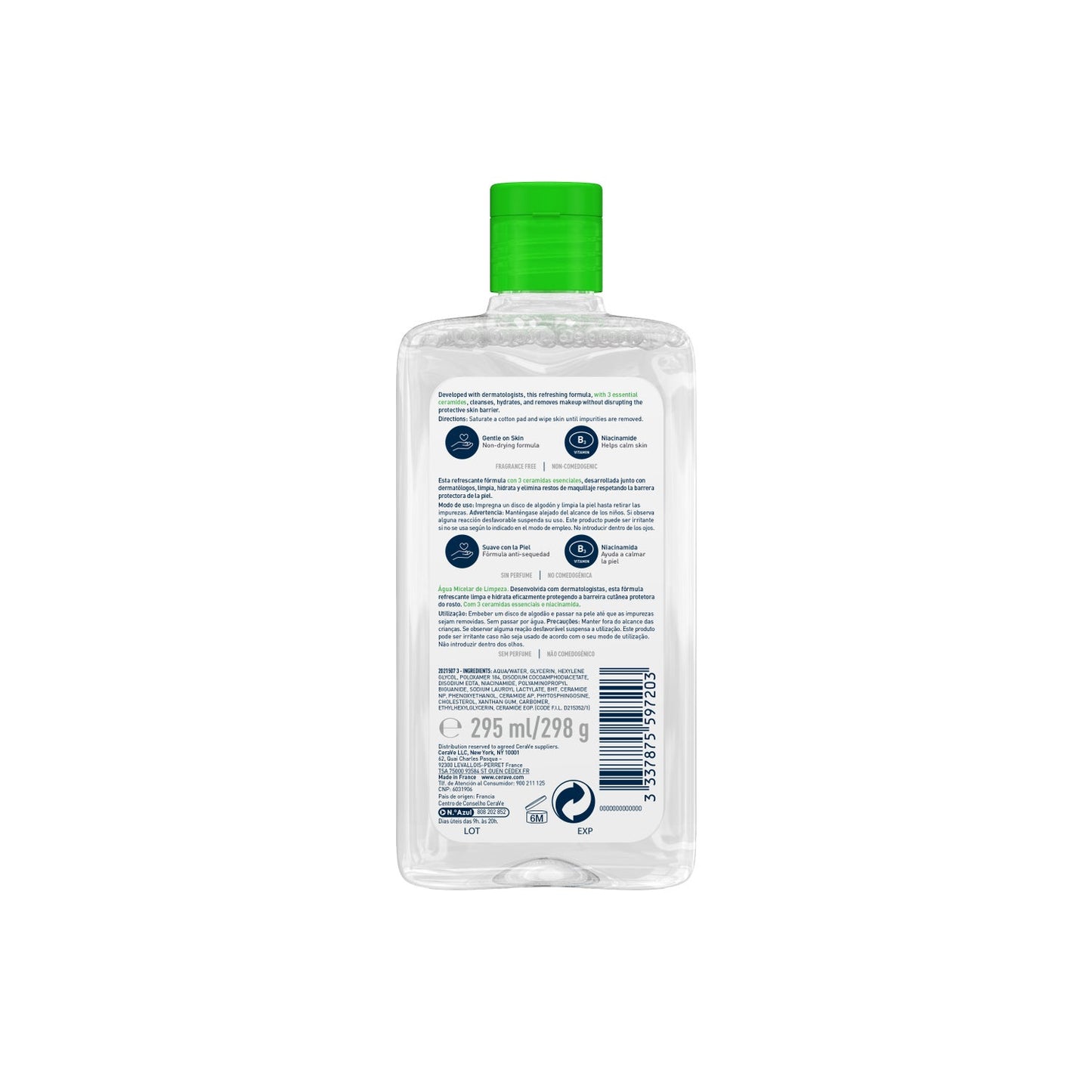 CeraVe Agua Micelar Limpiadora 295ml