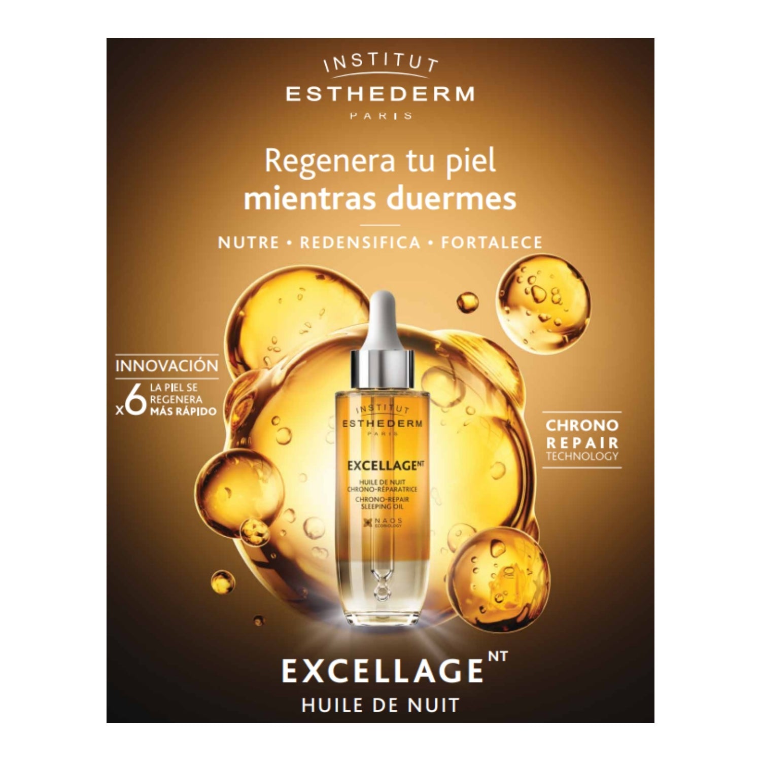 Institut Esthederm Excellage Huile de Nuit 30 ml