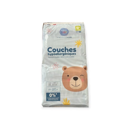 Pharmababy Pañal Hipoalergénico T4+ 44uds