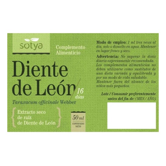 Sotya diente de león 60ml
