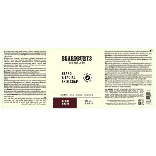 Beardburys Essentials Limpiador Barba Rostro Uso Diario 150ml