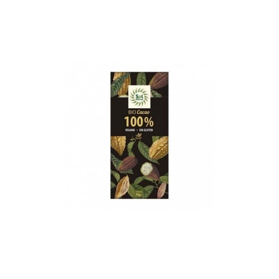Solnatural Choco Cacao Puro 100% Bio sin Gluten 70g