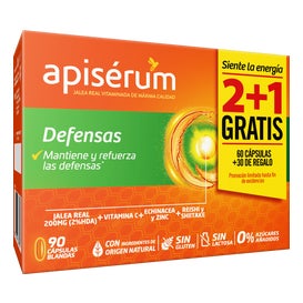 Apisérum Pack Defensas 3 meses 90caps