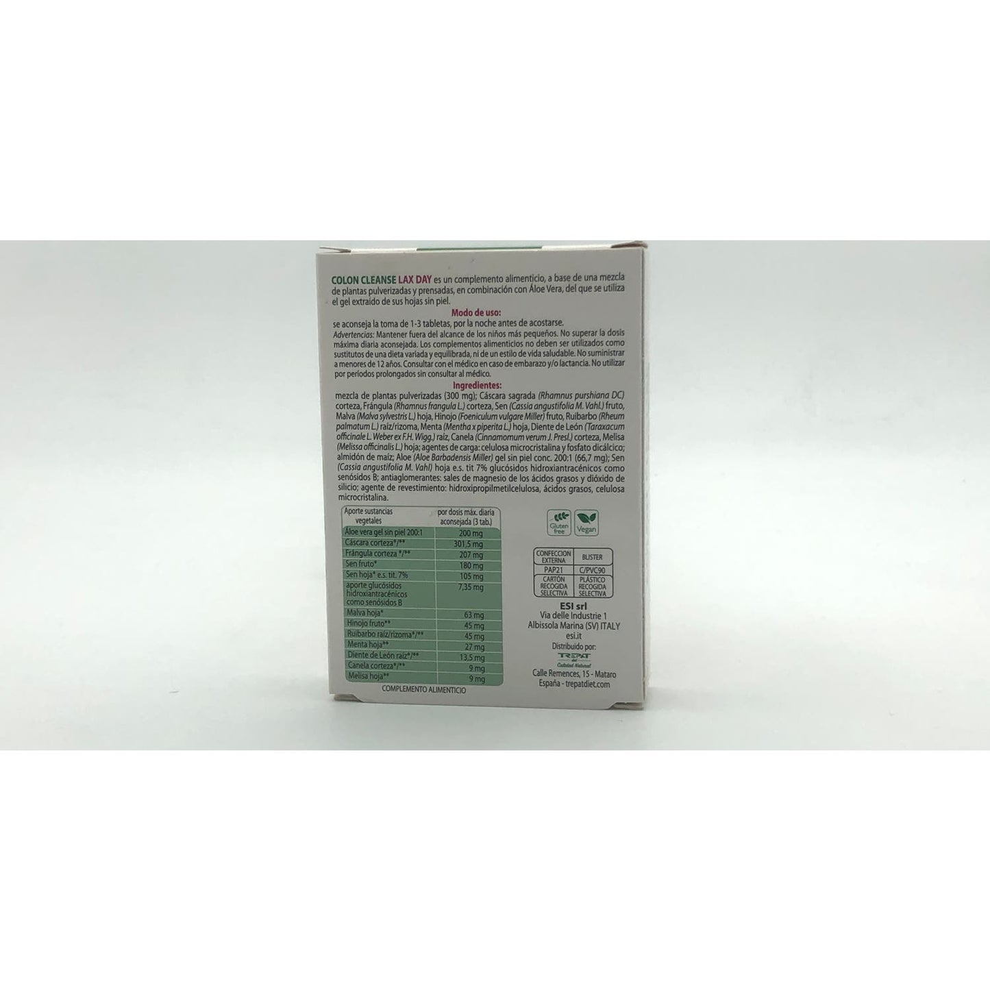 ESI Colon Cleanse Lax Day 30tab