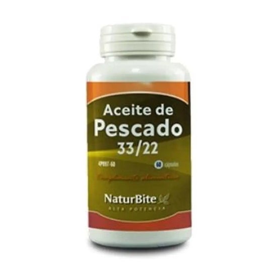 NaturBite Aceite de Pescado 1000mg 33/22 120caps