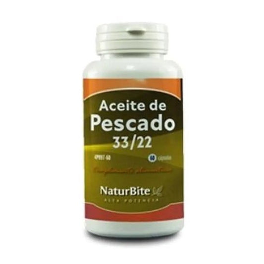 NaturBite Aceite de Pescado 1000mg 33/22 120caps